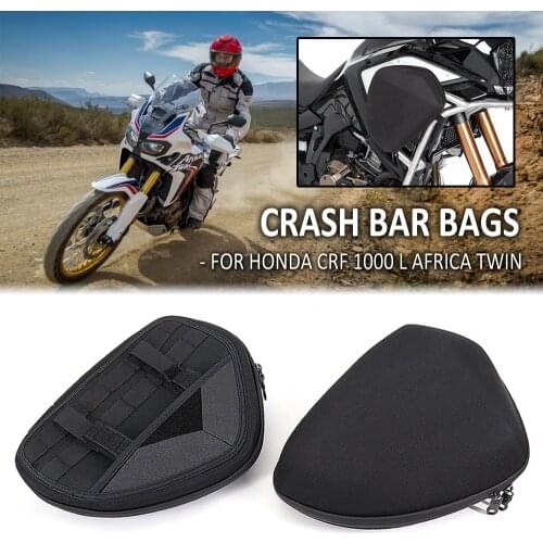 Motorcycle Frame Crash Bar Bags Tool Placement Travel Bag Toolkit FOR HONDA CRF1000L CRF 1000 L AFRICA TWIN ADVENTURE SPORTS DCT