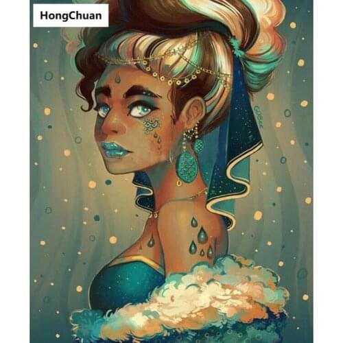 Tribal beauty new product diamond painting diy diamond inlaid handmade 5d diamondembroidery cross stitch kit home decorationgift