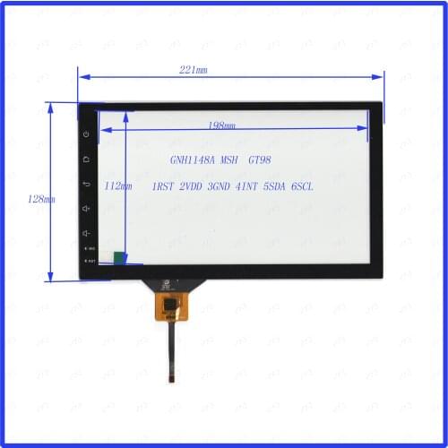 GNH1148A GT928 capacitive screen compatible 221*128 touchglass screen this is compatible Touchsensor 221mm*128mm