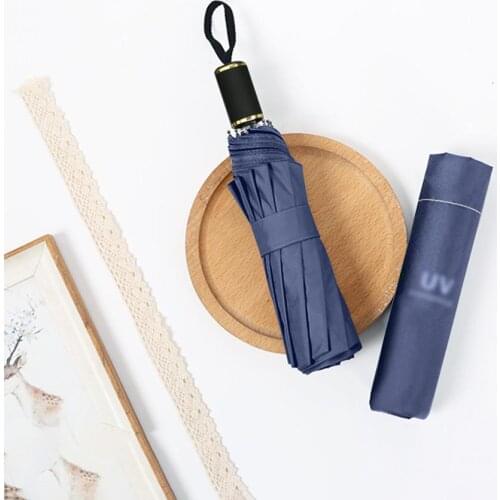 Folding UV Umbrella Windproof, Waterproof, UV Protection Umbrella for Women Men