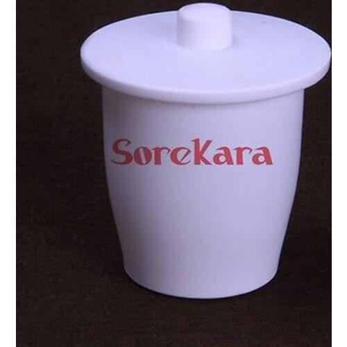 25ml PTFE Crucible Cup with Cover Lid PTFE Beaker Acid Alkali Resistance