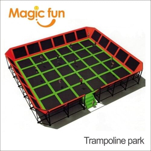 MAGIC FUN Customized Commercial Large Used Indoor Adults Trampoline Arena playground