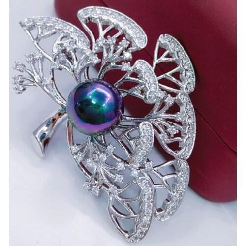 Tree Brooch Fashion Women Silver Color Leaf Collar Pin Creative Shirt Brooch Jewelry Christmas Gift Broches Bijoux Broches Mujer