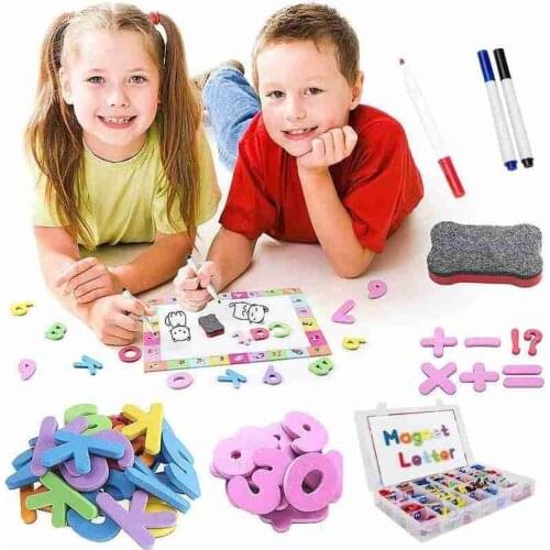1pcs Uppercase Lowercase Bubble Letters Abc Refrigerator Educational Spelling Learning Toys Teaching Aids Educational Toy