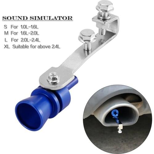 4 Specifications Sound Simulator Car Turbo Sound Whistle Vehicle Refit Device Exhaust Pipe Turbo Sound Whistle Car Turbo Muffler