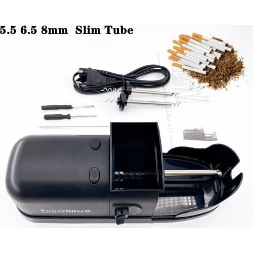 Hot Sale 5.5 6.5 8mm Electric Automatic Tobacco Injector Maker Machine for Cigarette 3 In 1 Making Cut Smoking Useful Gadgets