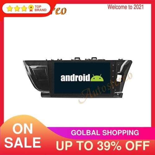 Android 9 4GB Car Radio GPS Navigation For Toyota Corolla 2013+ RHD Car Multimedia Player Head Unit No DVD Player Tape Recorder