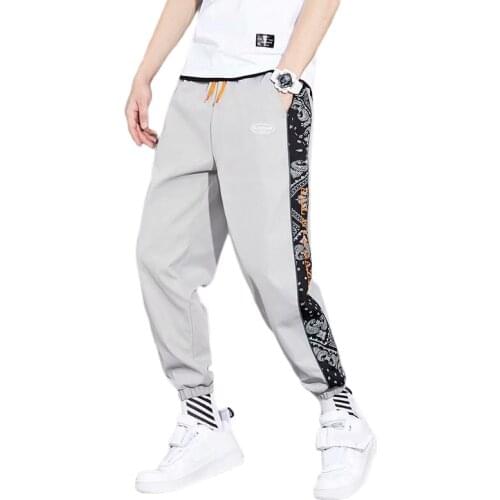 Korean Mens Harajuku Fashion Casual Jogging Pants 2021 Spring Summer Alternative Clothing Men Hip Hop Sweatpants Cargo Pants