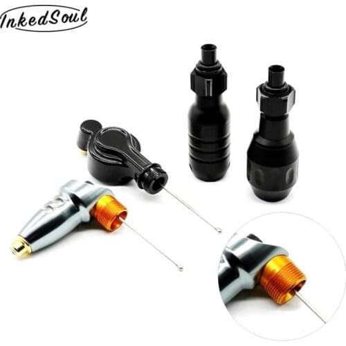 Black Cartrdige Tattoo Grip Adjustable Handle for Tattoo Machine and inkjetc cheyenne Machines