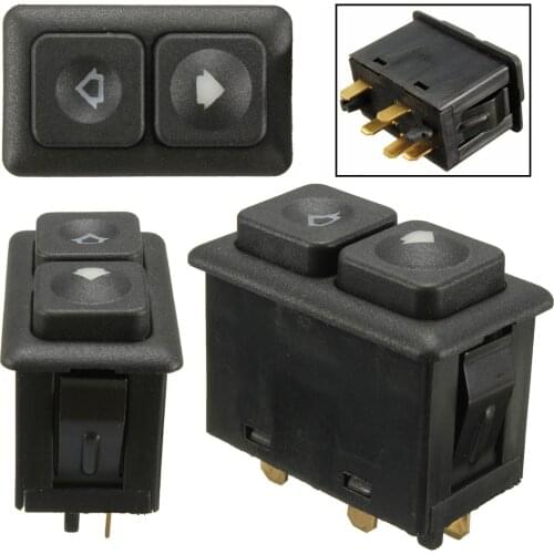 BLack 1pc 5 Pin Power Window Switch For B-M-W E23 E24 E28 E30 61311381205