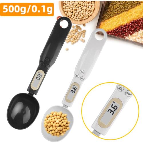 500g LCD Digital Kitchen Scale Electronic Cooking Food Weight Measuring Spoon Grams Coffee Tea Sugar Spoon Scale Kitchen Tools