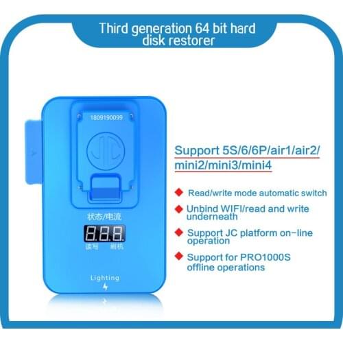 JC Pro1000S Multi-Function HDD NAND Programmer JC XR 8 Generation P7 NAND Read Write Error Remove For iPhone X XR XS Max iPad