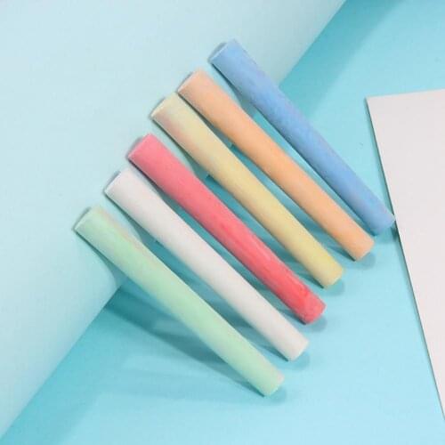 Support Dropshipping stationery supplies 100 Sticks Dustless Drawing Painting Art Colorful Chalk School Office Supplies