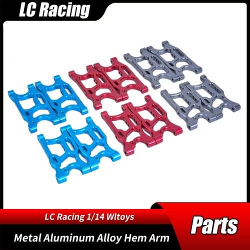 Metal Aluminum Alloy Hem Arm for LC Racing 1/14 RC Car Wltoys 144001 124018 124019 Universal Upgrade Accessories L6212