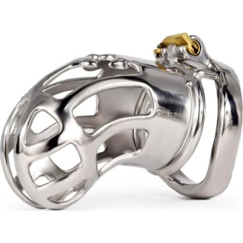 Stainless Steel Metal Cock Cage Male Chastity Device CB6000 Cbt BDSM Sex Toys For Men Penis Lock Chastity Cage Adult Erotic Toy