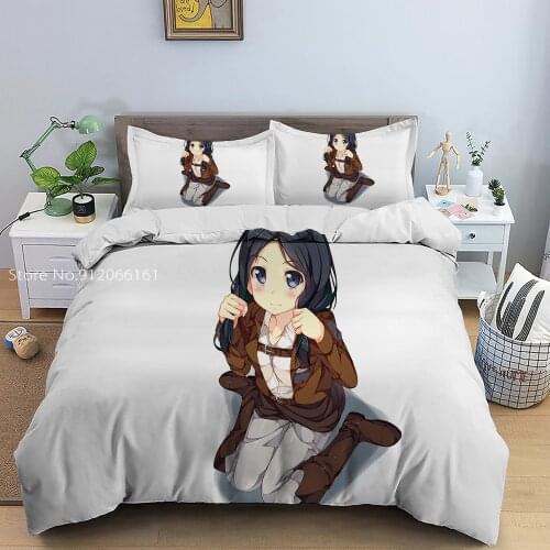 Cute Lovely Girl Bedding Set White Girl Duvet Cover Single Queen Bed Line For Kids Girl Gift Bed Cover Set (No Sheets) Decor