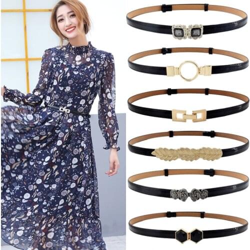 Fashion PU Leather Belts for Women Soft Dress Belts Wide Corset Cummerbunds Strap Pasek Damski Female Burgundy Belt Girls Riem