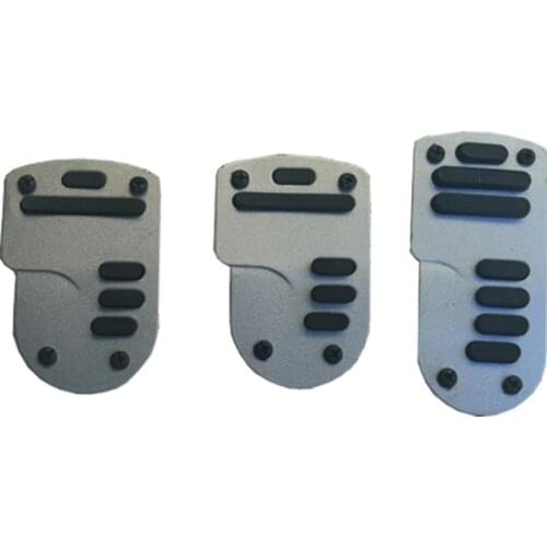 Universal anti-skid pedal car pedals cover set kit universal aluminum manual Transmission car styling