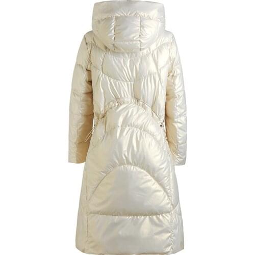 New Down Cotton Coat Women Loose Parkas Winter Jacket Warm Thick Winter Coat Women Long Sleeve Oversized Coat Padded Outerwear