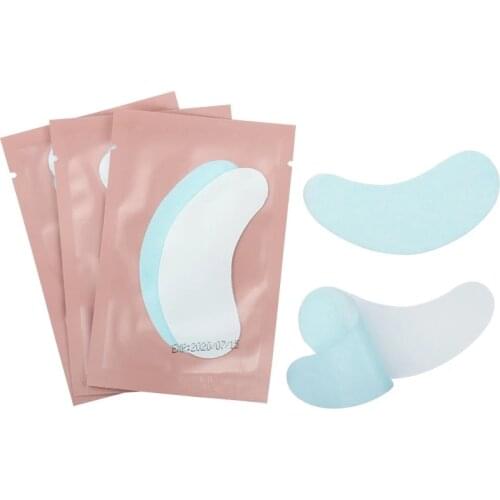 High Quality 50pair New Color Eyelashes Lint Free Under Eyes Pads Patches Extension Tips Sticker Wraps Eyelashes Pads