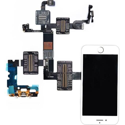 QianLi PCBA Front Camera/Rear Camera/Dock Connector/Touch Testing Cable for iPhone 6 6P 6S 6SP 7 7P Motherboard PIN resistance