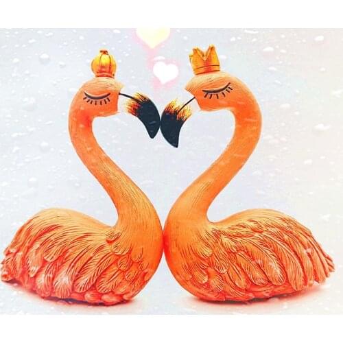 Silicone mold flamingo resin plaster candle concrete crystal epoxy mold DIY handmade handicraft decoration
