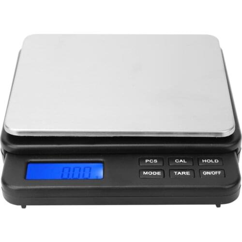 High Accuracy Mini Digital Kitchen Scale Electric Weighing Scale with Backlight Display 1000g/0.01g for Kitchen Lab Tools