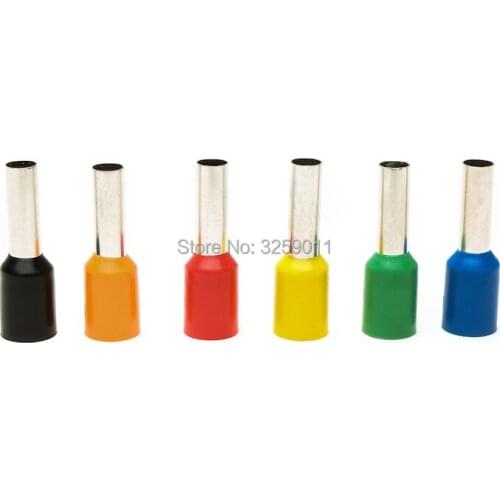 500PCS E4009 Electrical wire Connectors Cord End Wire Ferrules Terminal Block TYPE TG-JT EV4009 AWG12 4mm Cooper