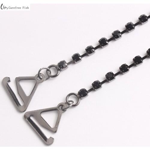 Free Shipping 1 pcs diamond bra straps | black