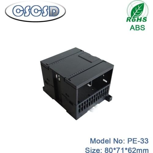 A pcs/lot 80*71*62mm CSCSD electronic prototype abs plastic junction project box pcb din rail abs project box