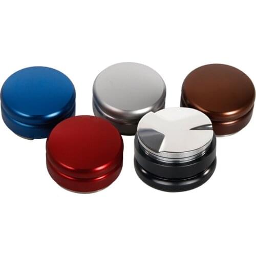 Fei 1pc colorful 58mm Three Angled Slopes Adjustable Distribution Tool Coffee Espresso Tamper Flatten powder for Barista for WBC