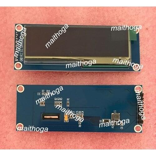IPS 2.23 inch 7PIN SPI Blue PM OLED Screen with Adapter Board SSD1305 IIC Interface 128*33 3.3V