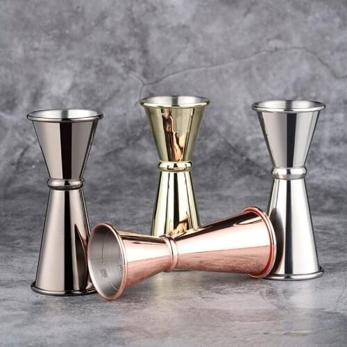 Cocktail Bar Jigger Stainless Steel Japanese Design Jigger Double Spirit Measuring Cup For Home Bar Party Bar Accessories Club