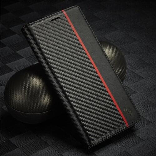 Leather Flip Phone Case For iPhone 12 11 13 Pro Max Mini 8 7 Plus Carbon Fiber Man Cover Wallet Cards Stand XR XS XS Max SE 2020