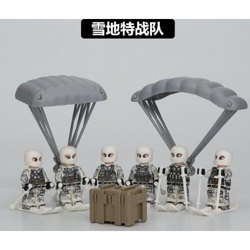 Compatible With Lego Special Forces Police Small Particle Military Model Doll Assembly Puzzle Toy Blocks Boys