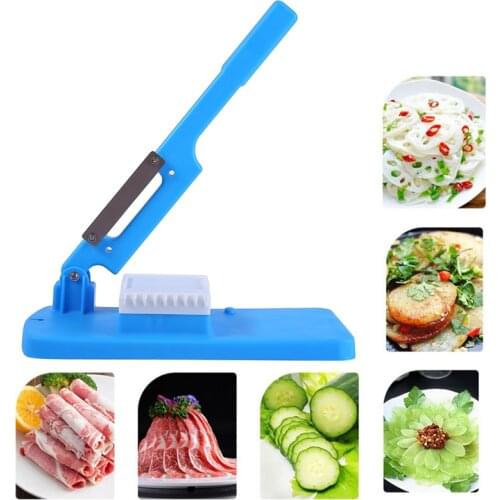 Multifunctional Table Slicer Household Manual Meat Slicer Frozen Lamp Cutting Machine Beef Herb Mutton Rolls Cutter Meat Slicer