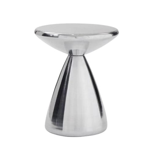 Small Round Table Living Room Side Table Bedroom Bedside Table Small Metal Iron Creative Mobile Sofa Small Corner Table