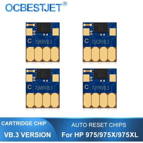 VB.2 Newest ARC Chip For HP 975 975X 975XL CISS Auto Reset Chip For HP PageWide Pro 352dw 377dw 452dn 452dw 477dn 477dw 552dw