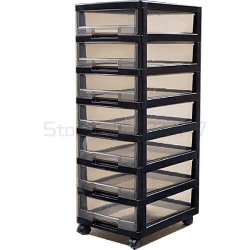 Office drawer storage cabinet multi layer under desk shelf file stationery storage box desktop storage cabinet