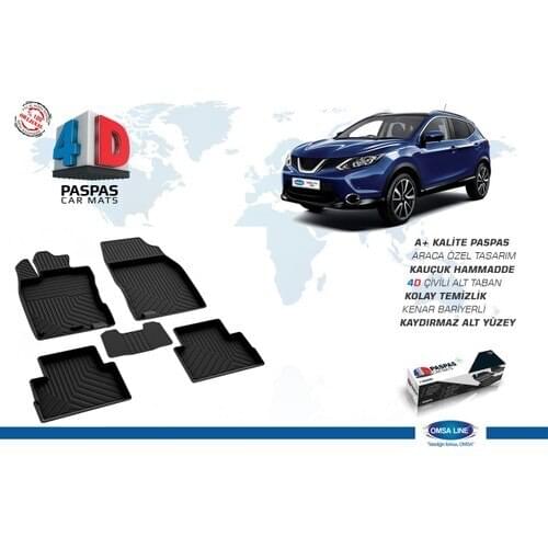 Omsaline Fit For Nissan Qashqai 4D Black (2014-)