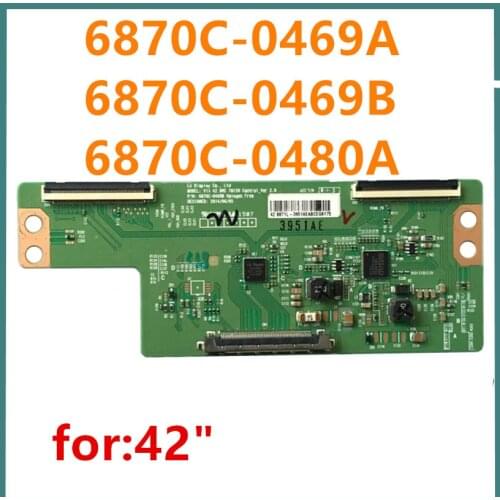 Free shipping Original logic board V14 42 DRD 60Hz 6870C-0480A 6870C-0469A/B T-CON board for Skyworth 42E361W 42E360E 42E5CHR