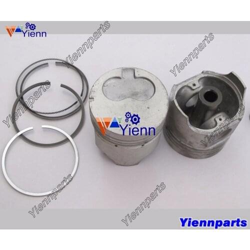 For ISUZU 3AE1 Piston With Ring ,Full Gasket Set,Cylinder Liner For SUMITOMO S95FSX Midi Excavator 3AE1 Diesel Engine Parts