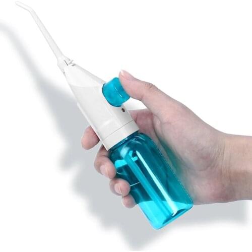 Portable Oral Irrigator Dental Irrigator 2 Tips Water Dental Flosser Nasal Showers Water Jet Teeth Cleaner