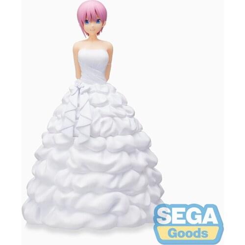 Pre-Sale The Quintessential Quintuplets Anime Figures Nakano Ichika Wedding Dress Model Hand-Made PVC Collectible Toy Gift