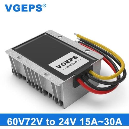 60V72V to 24V DC power converter 72V to 24V step-down module DC-DC automotive power regulator
