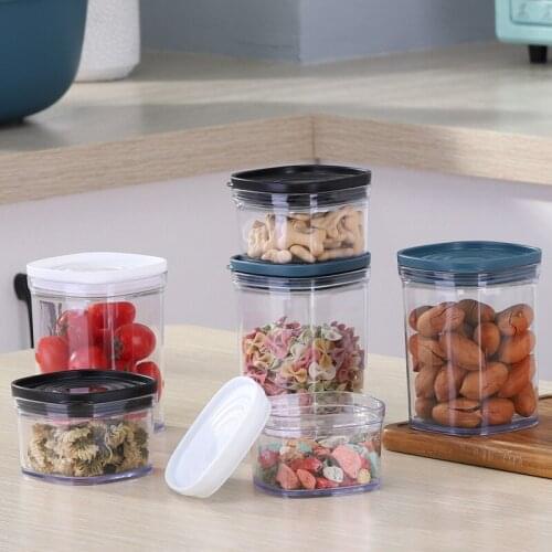 Transparent Fresh-Keeping Box Kitchen Storage Containers With Lid Grain Storage Organizer Food Sealed Moisture-Proof Tank