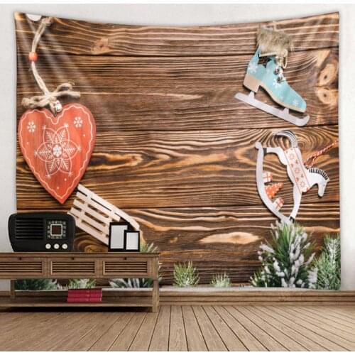 Christmas Present Printing Gobelin Tapestry Wall Hanging Bed Spread Beach Towel Table Cloth Yoga Mat 280cm*180cm Large Size