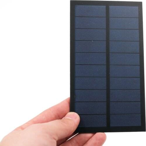 Solar panel 5V 2 W portable DIY component panel system for solar light battery toy phone charger PET laminated solar panel