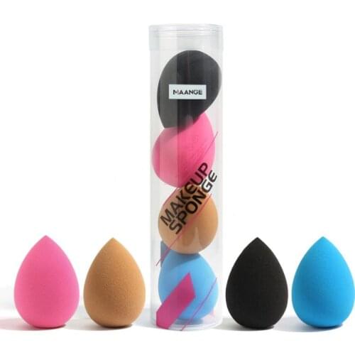 Maange Cosmetic Egg Set 4PCS Egg Powder Puff Set Makeup Tools Cosmetic Sponge Blush Loose Powder Pressed Powder Skin-friendly