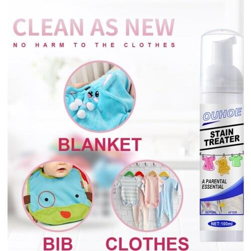 HOT Stain Remover Baby and Childrens Clothing Oil Stain Removal Multi-Purpose Clothes Cleaner